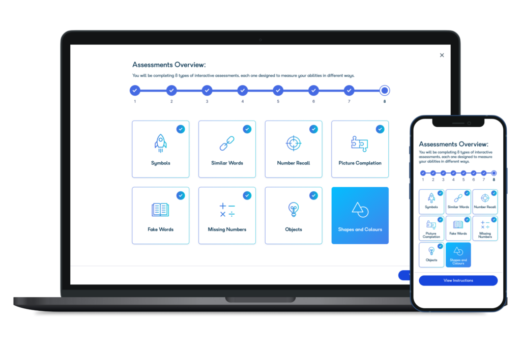 Aptem Assess on a laptop and phone
