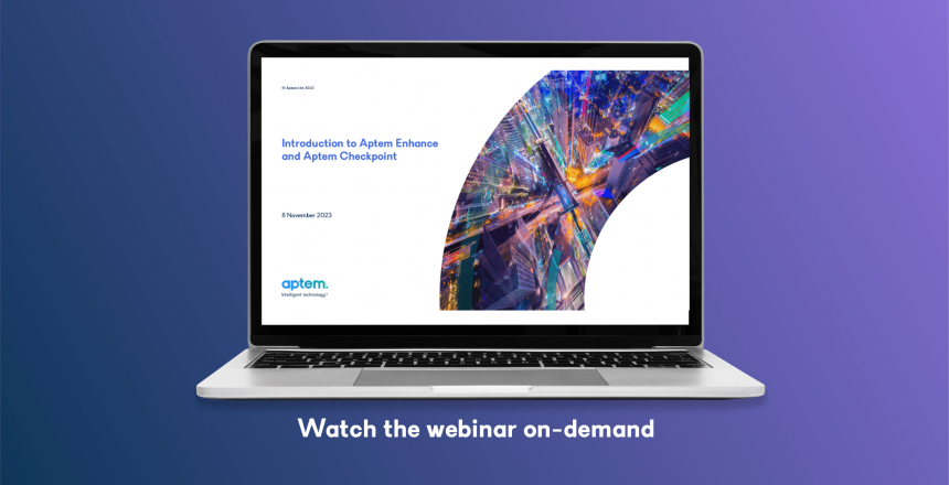 Aptem Checkpoint learner progress webinar screenshot